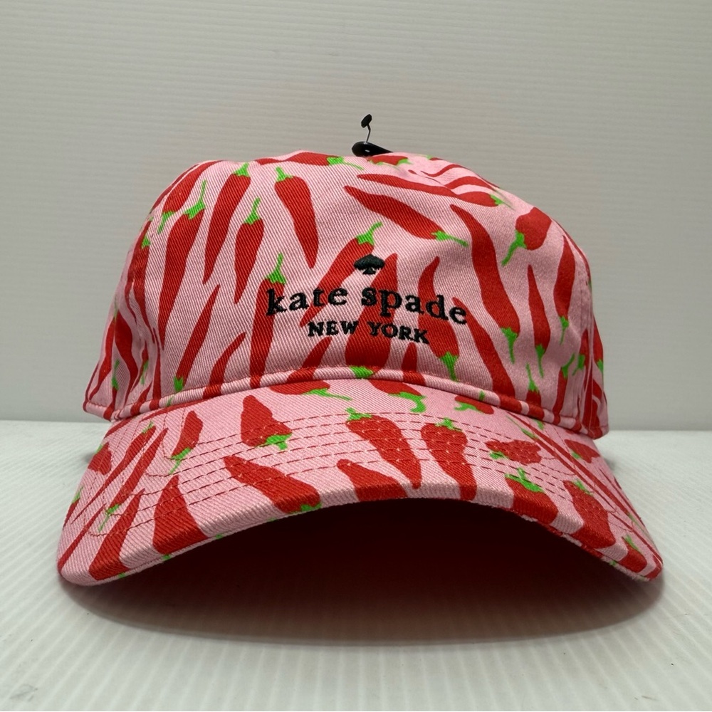 New Kate Spade New York Hot Pepper 🌶️ Baseball Cap Hat One Size